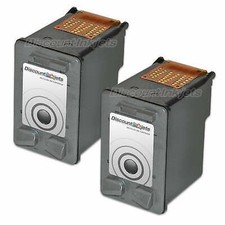 2PK BLACK C9351AN Ink Cartridge for HP 21 Deskjet 3930v D1520 3920 D1320 D1311