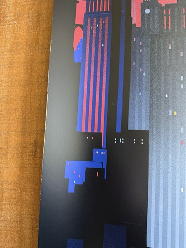 Batman vs. Catwoman Gotham City Foil Mondo SDCC The Animated Series Art Print - Picture 3 of 11