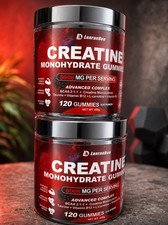 LanranBee Creatine Monohydrate Gummies 120 Ct...