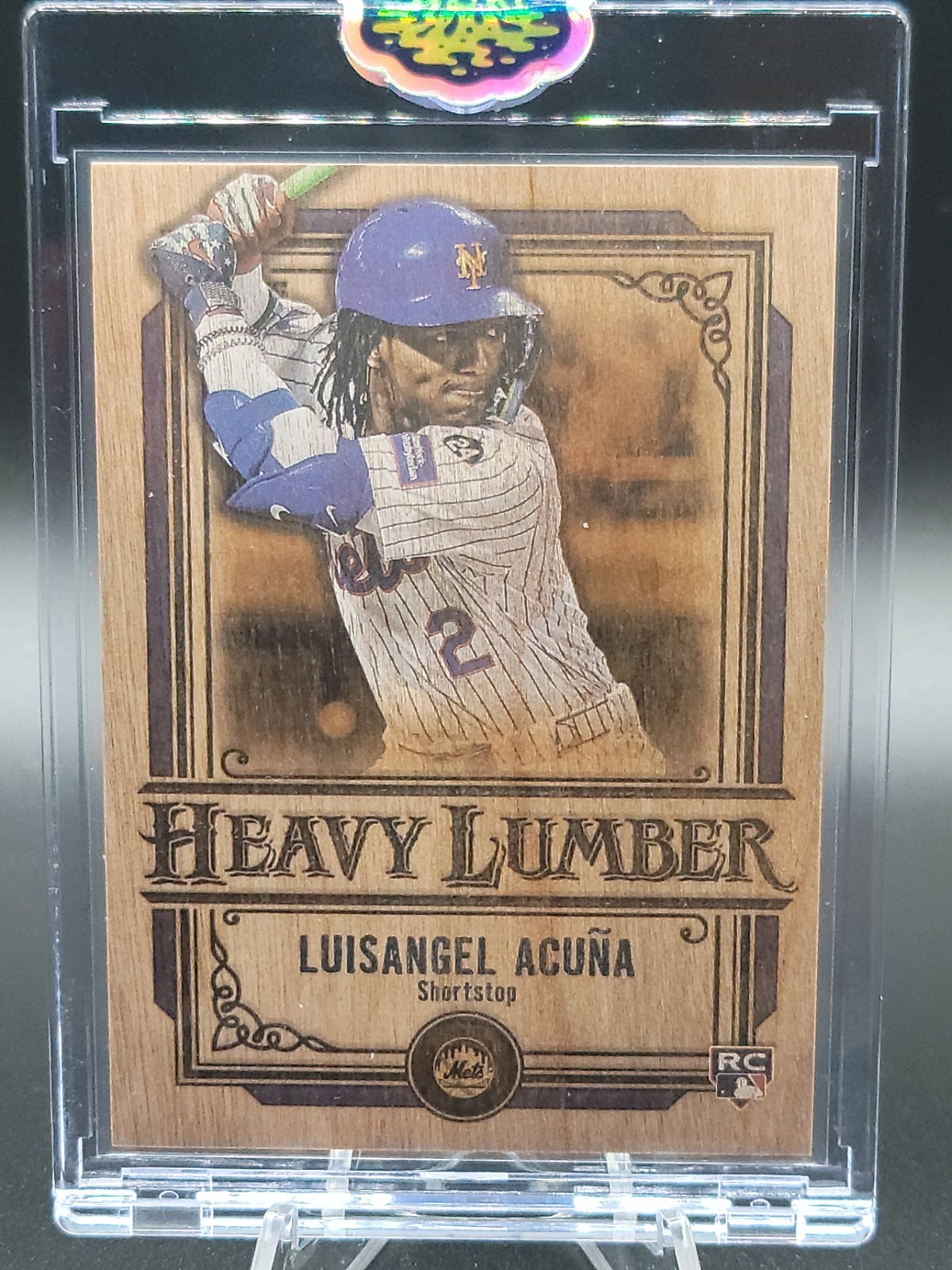 Luisangel Acuna 2025 Topps Update Heavy Lumber Rookie Card SSP New York Mets