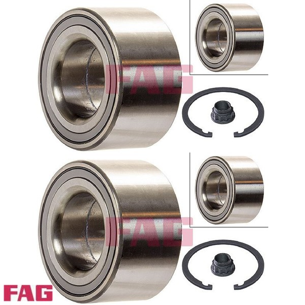 2X Radlagersatz Fag 713618660 2 Radlager Satz Links Rechts Vorderachse-image