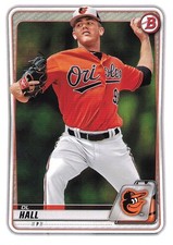 2020 Bowman Draft DL Hall #BD-82