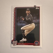 Topps 2025 Washington Nationals Jake Irvin Team Set WSH-16 Baseball Card