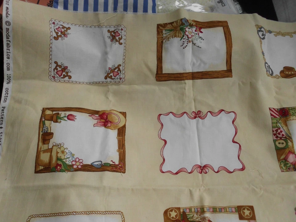 MODA FABRIC PANEL of QUILT LABELS by SEW TREASURED #51202 VARIOUS DESIGNS x 28 - Image 4 of 4