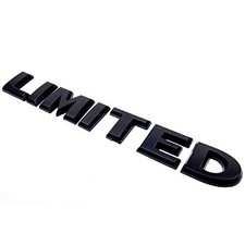 HUAPX 3D Metal Limited Emblem Badges,1Pack OEM Chrome Aluminum Alloy Badges