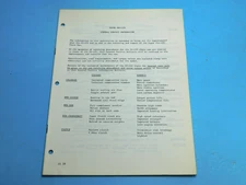 OEM GENERAL SERVICE INFORMATION MANUAL FOR McCULLOCH SUPER PRO-125