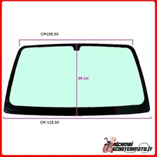 WINDSHIELD FRONT GLASS CASALINI KERRY ZD520 262156#2