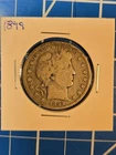 ​1899 Barber Silver Half Dollar - Nice Circulated Condition - 90% Silver US Coin