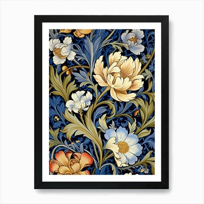 William Morris Tapete 1 Kunstdruck gerahmt Wandbild Poster Leinwanddruck Bild