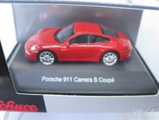 Schuco 1/87 Porsche 911 Carrera S Coupe Red