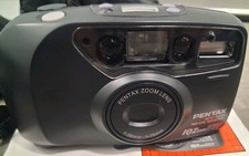 Pentax IQZoom EZY 35mm Point Shoot Film Camera Tested Mint Condition With Bag