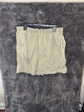Athletic Works Khaki Drawstring Cotton Shorts...