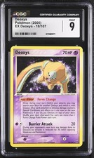 CGC 9 MINT Deoxys 18/107 EX Deoxys Non Holo Pokemon Card on eBay