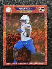 2024 Leaf Pro Set Promo Orange Shimmer Ashton Jeanty 146/299 RC Rookie