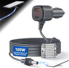 Starlink Mini Car Adapter 105W Stable Boost Starlink Mini Cable with Digital Dis