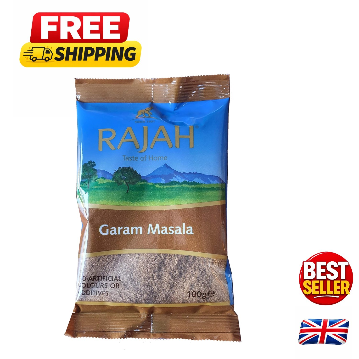 Garam Masala 100g - Authentic Vegetarian Spice Blend, No Additives