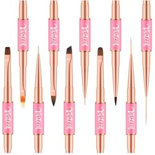 5pcs Double-Ended Nail Art Brush Set