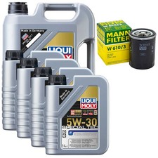 Motoröl Set Special Tec F 5W-30 LIQUI MOLY 9 Liter + Ölfilter für Mitsubishi 2.4