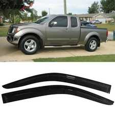 Fits 05-21 Nissan Frontier Extended Cab Window Visor Sun Rain Vent Guard Acrylic