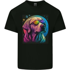 Camiseta de algodón ligero A Cool Golden Retriever con gafas perro para hombre