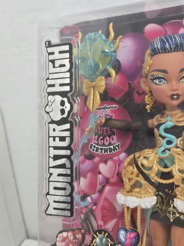 Mattel Monster High Scary Sweet Birthday CLEO DeNILE Fashion Doll 2025 READ - Picture 4 of 14