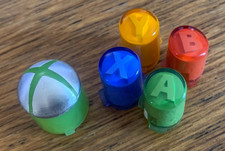 Genuine OEM Microsoft XBox360 Controller Replacement Parts ABXY  Guide Buttons