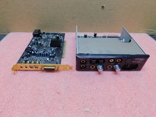 Sound Blaster SB0460 PCI Sound Card w/ SB0250 X-Fi Fatal1ty Drive Bay Control