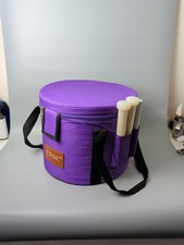 CVNC 432Hz 8"G and 10"E Chakra Frosted Quartz Crystal Singing Bowls w Case