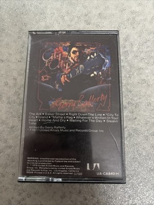 Gerry Rafferty - City to City 1978 Cassette Tape UA-CA840-H Baker Street