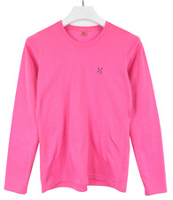 HAGLOFS Freeski Sweatshirt Women's MEDIUM Pink Crew Neck Logo Pullover