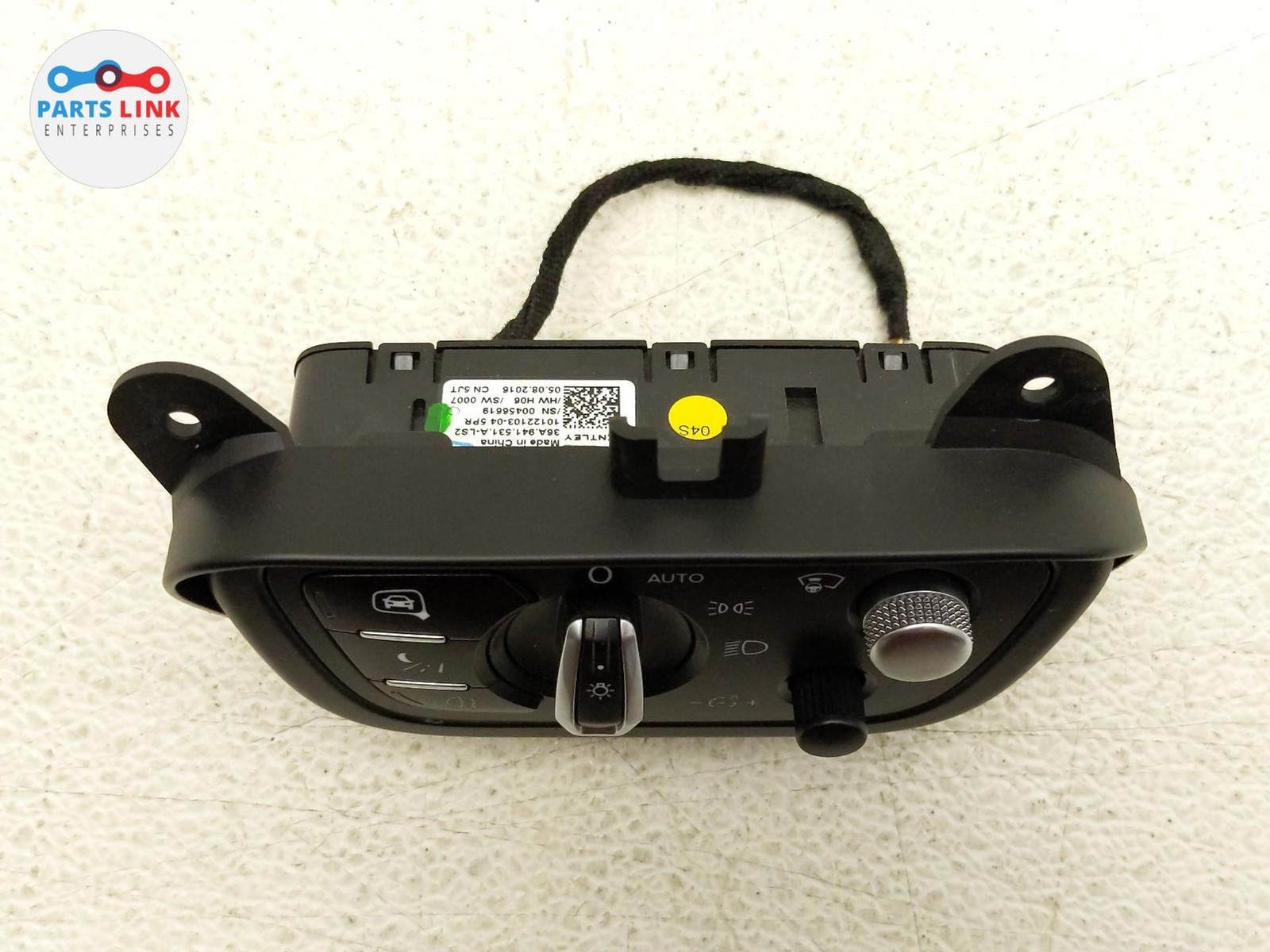 2016-20 BENTLEY BENTAYGA DASH HEADLAMP SWITCH BUTTONS ROTARY KNOB PLUG ASSY 636