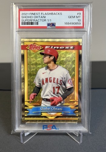 2021 Topps Finest Shohei Ohtani #9 Superfractor 1/1 PSA 10