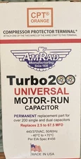 AMRAD Turbo 200 Motor Run Capacitor