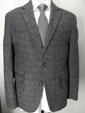 Recent HUGO BOSS "Coastu" silk/wool/poly glen plaid sport coat 44 slim LNKW W26