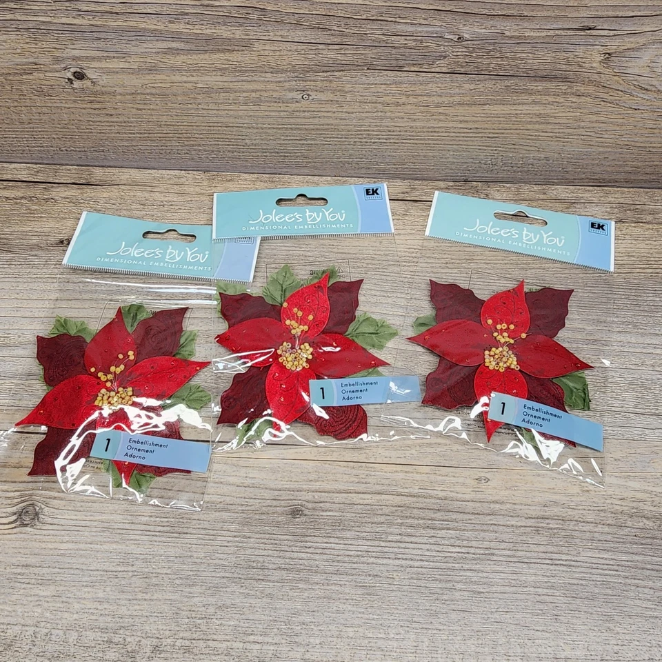 Lot of 10 Jolees CHRISTMAS GIFTS Presents Embellishments Scrapbook Sticker Packs - Image 2 of 4