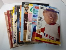 Lot of 12 Vintage Knitting/Crochet Books Flei...