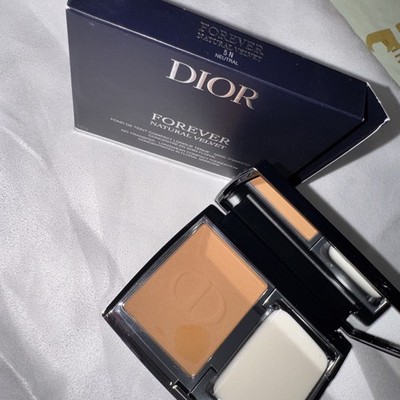 DIOR FOREVER NATURAL VELVET COMPACT FOUNDATION 5n NEUTRAL 10 g NEW Lightly Tappd