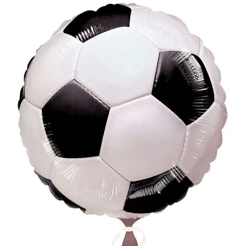 Palloncini Compleanno Calcio - 6 Pezzi Foil, 22 Pollici Elio Grandi - Decorazioni per Feste a Tema Calcio per Ragazzo Bambini