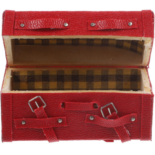 Miniature Suitcase Miniature Luggage Case Doll House Travel Suitcase