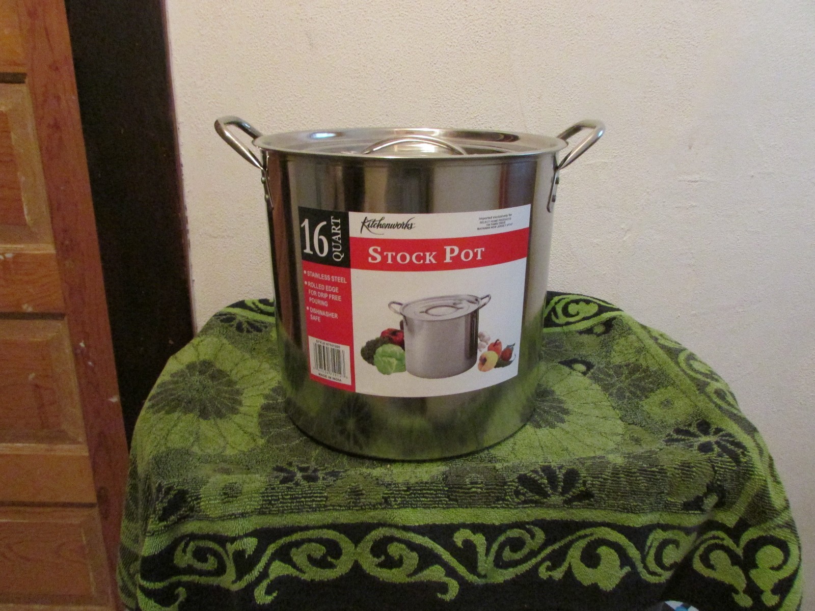 KITCHENWORKS 16 QUART STAINLESS STEEL LIDDED STOCKPOT. SOUPS CRABS CHICKEN for sale online eBay