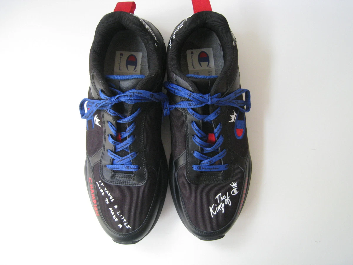CHAMPION 93 EIGHTEEN THE KING BLACK SHOES MEN S US 13 EUR 48 UK 12.5 VERY NICE