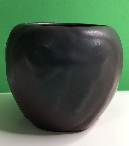 Early Van Briggle Vintage Antique Art Pottery Mulberry Butterfly Vase Pot Bowl - Picture 5 of 23