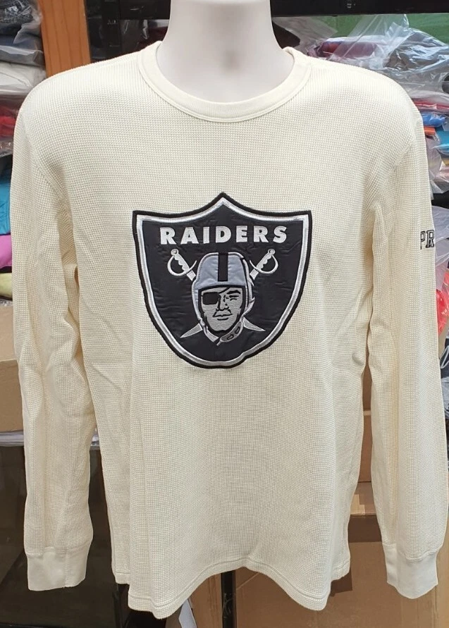 SS19 Supreme x NFL x Raiders x '47 thermal crewneck natural size M medium