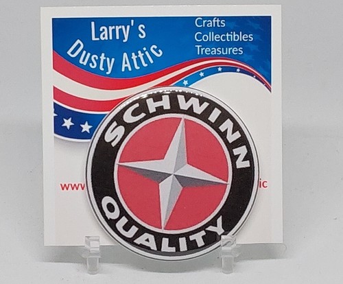 Schwinn Quality 2.25" Magnetic Backed Button Badge - Picture 2 of 3