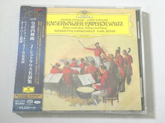 Karl Bohm Johann Strauss II Emperor Waltz SACD Hybrid TOWER RECORDS JAPAN