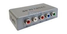 Premium Component RGB To RCA AV Video Converter