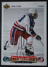 70 John Lilley USA World Junior Tournament 1991-92 original signiert