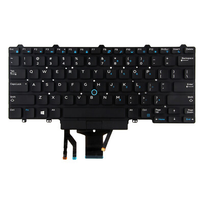Original US Keyboard Fit Dell Latitude E7250 E7270 E7450 E7470 E7480 0D19TR