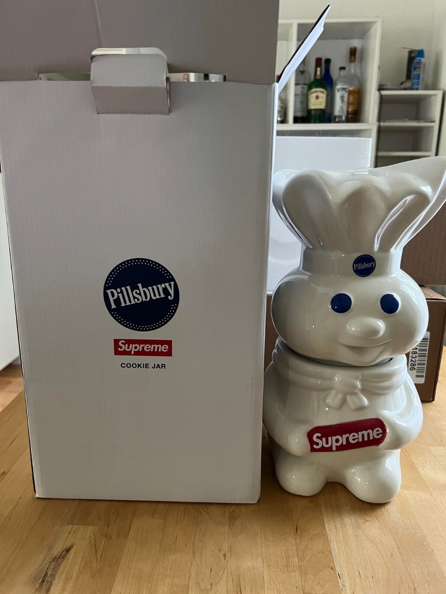 Supreme Pillsbury Doughboy Cookie Jar DS AUTHENTIC RARE Supreme Pillsbury Doughboy Cookie Jar DS AUTHENTIC RARE