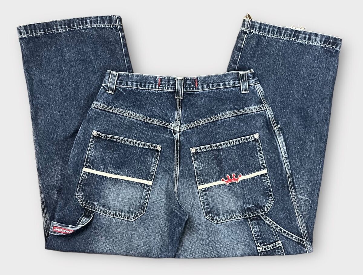VTG Jnco Jeans Men's 33x32 Baggy Wide Leg Denim Jeans Y2K VTG Jnco Jeans Men's 33x32 Baggy Wide Leg Denim Jeans Y2K
